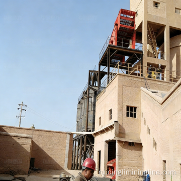 Производственная линия дробления голубого камня производительностью 300 т/ч